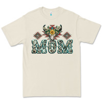 Mom With Cow Skull Mother's Day Premium Tee | Teevron