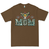 Cacao Mom with Cow skull Mother's Day Premium Tee - CowGirlArtShop