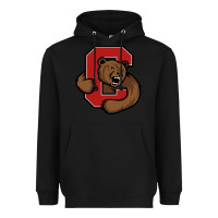 Black The cornell big red Heavyweight Hoodie - linhVisuals