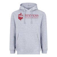 Heather Grey stevens institute of technology Heavyweight Hoodie - linhVisuals