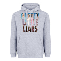Heather Grey pretty little liars Heavyweight Hoodie - linhVisuals