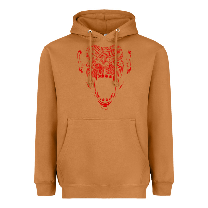 Primal Onnit T Chimp Heavyweight Hoodie by linhVisuals | Teevron
