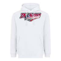 White Talladega Superspeedway Heavyweight Hoodie - linhVisuals