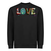 Black love christmas gemstone Heavyweight Sweatshirt - AdoDesignShop