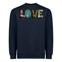Navy love christmas gemstone Heavyweight Sweatshirt - AdoDesignShop