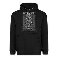 Black joy division Heavyweight Hoodie - linhVisuals
