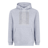 Heather Grey joy division Heavyweight Hoodie - linhVisuals