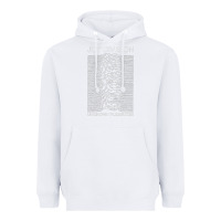 White joy division Heavyweight Hoodie - linhVisuals