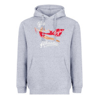 Heather Grey princess diana virgin atlantic fly atlantic Heavyweight Hoodie - linhVisuals