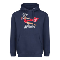 Navy princess diana virgin atlantic fly atlantic Heavyweight Hoodie - linhVisuals
