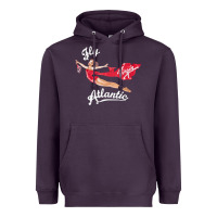 Plum princess diana virgin atlantic fly atlantic Heavyweight Hoodie - linhVisuals