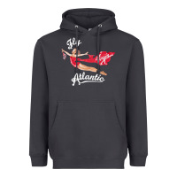 Princess Diana Virgin Atlantic Fly Atlantic Heavyweight Hoodie | Teevron
