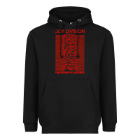 Black joy division Heavyweight Hoodie - linhVisuals