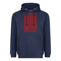 Navy joy division Heavyweight Hoodie - linhVisuals