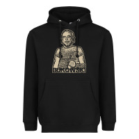 Black vintage charles bukowski Heavyweight Hoodie - linhVisuals