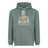 Sage vintage charles bukowski Heavyweight Hoodie - linhVisuals