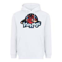 White Ice-Hogs Heavyweight Hoodie - linhVisuals