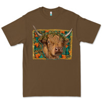 Cacao highland cow fall Premium Tee - RanaPortraitStore