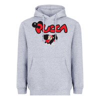 Heather Grey pucca and garu Heavyweight Hoodie - linhVisuals