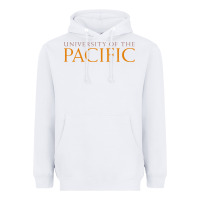 White University of the Pacific Heavyweight Hoodie - linhVisuals