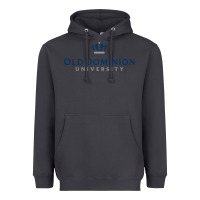 Smoke Old Dominion University Heavyweight Hoodie - linhVisuals