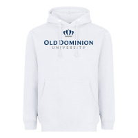 White Old Dominion University Heavyweight Hoodie - linhVisuals