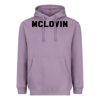 Lavender mclovin novelty humor Heavyweight Hoodie - linhVisuals