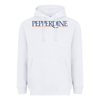 White Pepperdine University Heavyweight Hoodie - linhVisuals