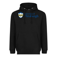 Black University of Pittsburgh Heavyweight Hoodie - linhVisuals
