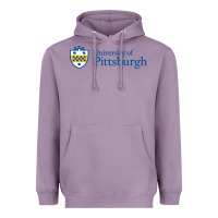 Lavender University of Pittsburgh Heavyweight Hoodie - linhVisuals