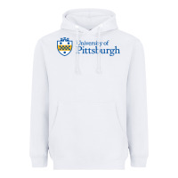 White University of Pittsburgh Heavyweight Hoodie - linhVisuals