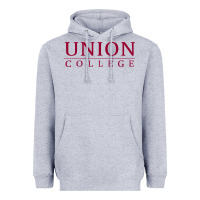 Heather Grey union college Heavyweight Hoodie - linhVisuals