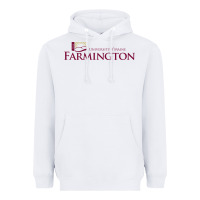 White university of maine at farmington Heavyweight Hoodie - linhVisuals