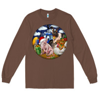 Chestnut Farm And Pig Long Sleeve Tee - FaDigitalArtStudio