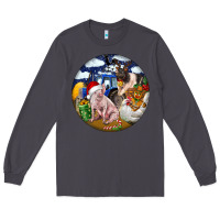 Smoke Farm And Pig Long Sleeve Tee - FaDigitalArtStudio