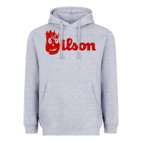 Heather Grey wilson the volleyball from castaway Heavyweight Hoodie - linhVisuals
