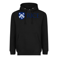 Black Rice University Heavyweight Hoodie - linhVisuals