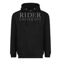 Black Rider University Heavyweight Hoodie - linhVisuals