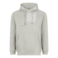 Moon Dust qr code cube we are the borg Heavyweight Hoodie - linhVisuals