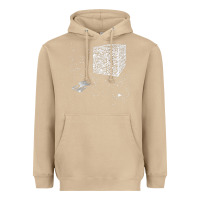 Mushroom qr code cube we are the borg Heavyweight Hoodie - linhVisuals