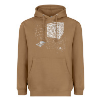 Toasted Coconut qr code cube we are the borg Heavyweight Hoodie - linhVisuals