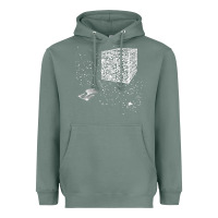 Sage qr code cube we are the borg Heavyweight Hoodie - linhVisuals