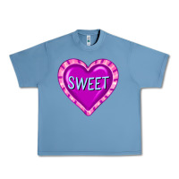 Pebble Blue valentine's day hearts Urban Heavy Tee - FaDigitalArtStudio