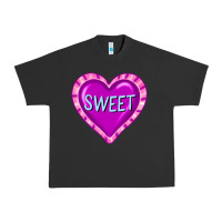Pigment Black valentine's day hearts Urban Heavy Tee - FaDigitalArtStudio