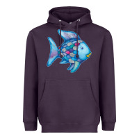 Plum rainbow fish Heavyweight Hoodie - linhVisuals