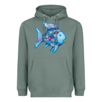 Sage rainbow fish Heavyweight Hoodie - linhVisuals