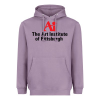 Lavender Art Institute of Pittsburgh Heavyweight Hoodie - linhVisuals