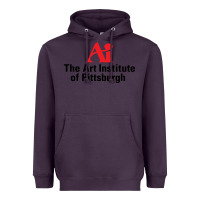 Plum Art Institute of Pittsburgh Heavyweight Hoodie - linhVisuals