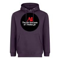 Plum Art Institute of Pittsburgh Heavyweight Hoodie - linhVisuals