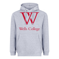Heather Grey wells college Heavyweight Hoodie - linhVisuals